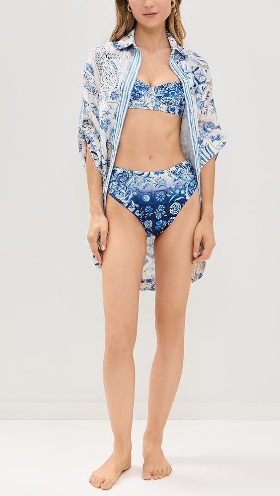 Agua Bendita Penelope Azure Bottoms | Shopbop Product Image