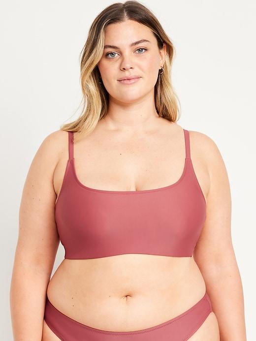 Scoop-Neck Bikini Swim Top Product Image