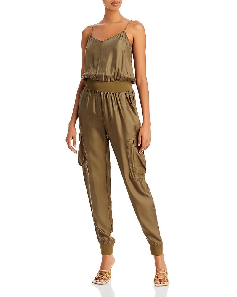 Womens Amia Twill Jumpsuit Product Image