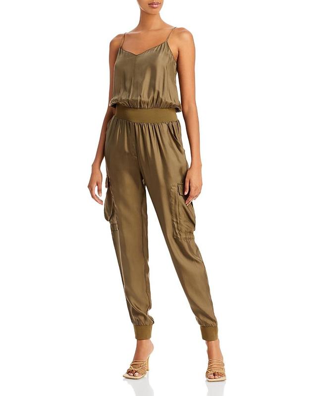 Womens Amia Twill Jumpsuit Product Image