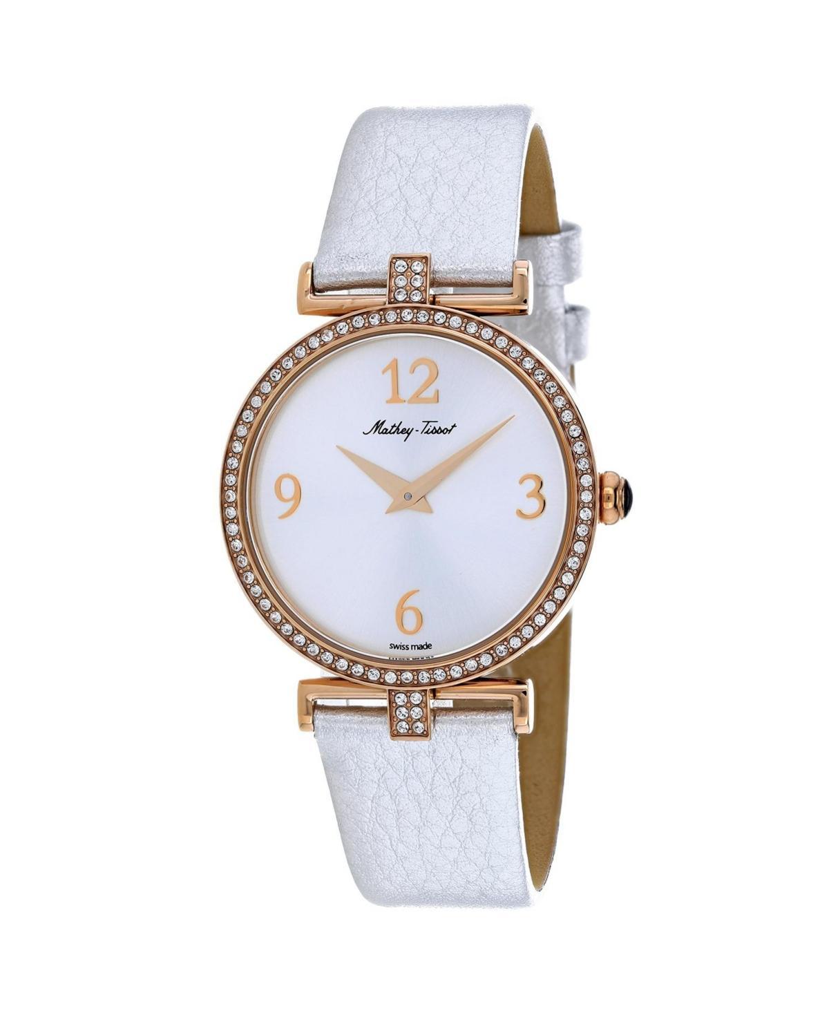 Mathey Tissot Womens Gaia Silver Dial Watch - D587QPI Product Image