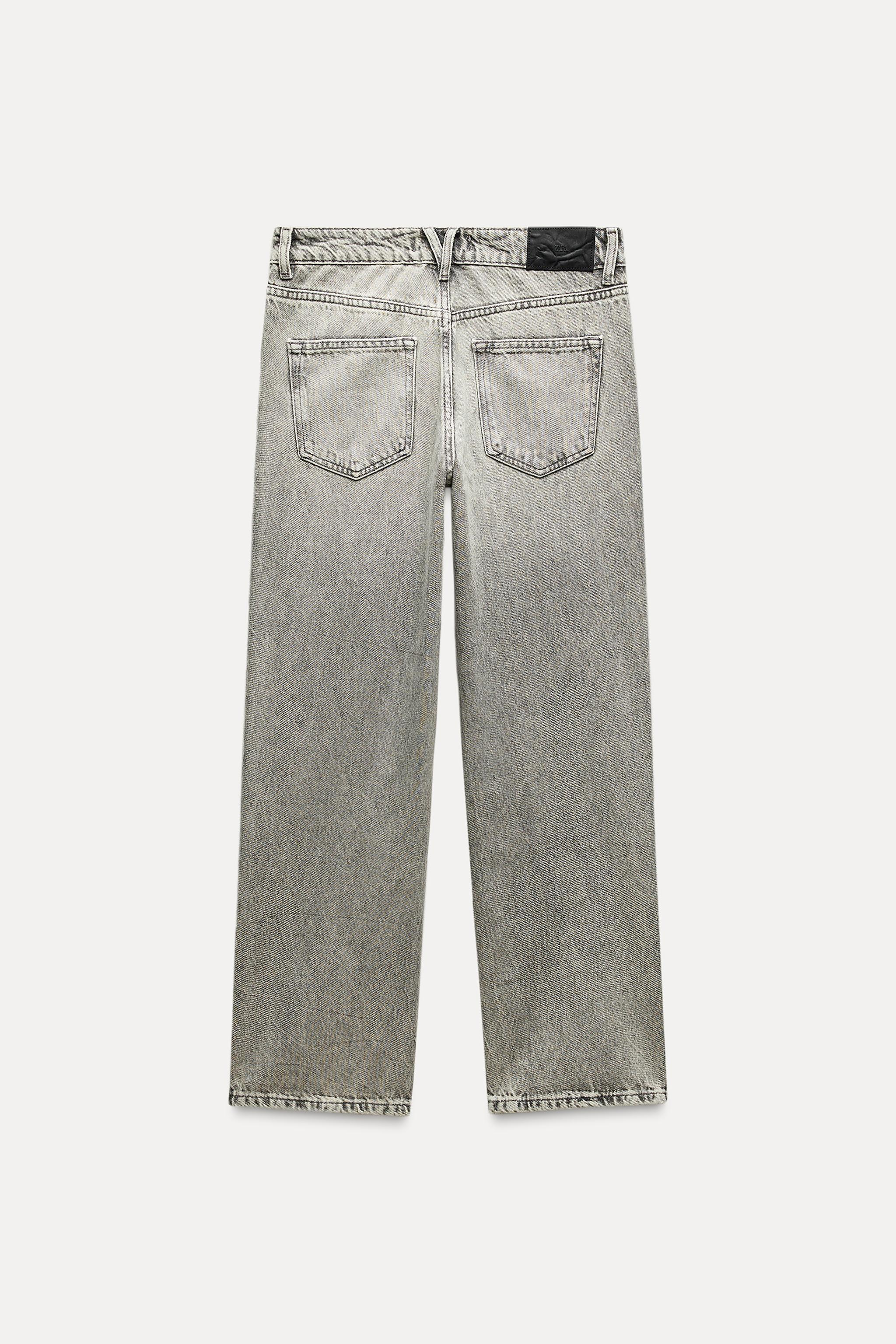 Z1975 HIGH WAIST CROPPED STRAIGHT JEANS Product Image