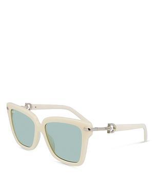 Ferragamo Gancini Square Sunglasses, 57mm Product Image