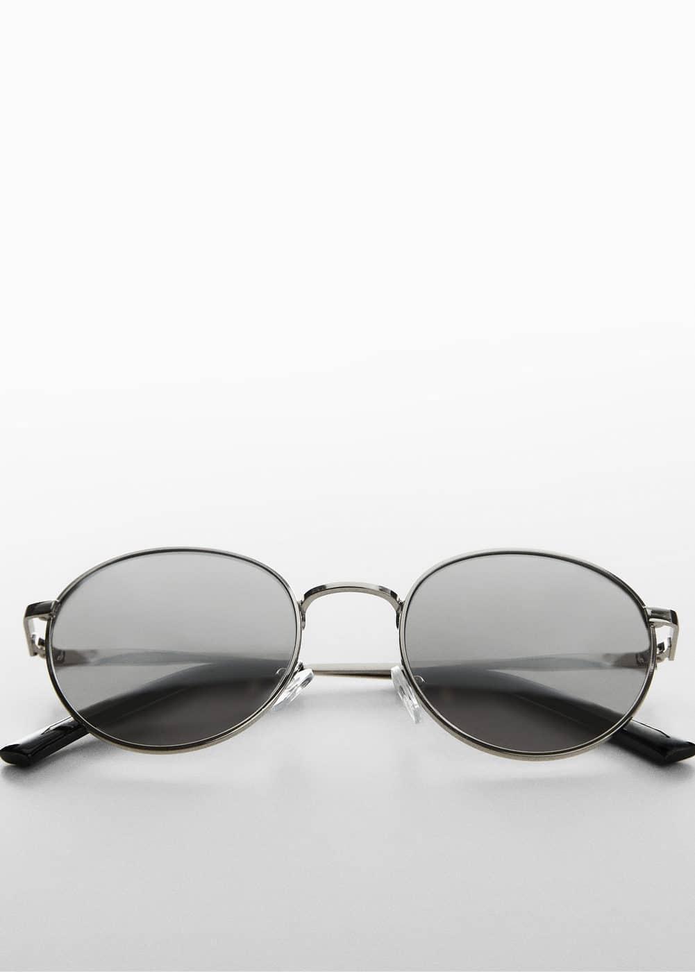 MANGO MAN - Round Metal Sunglasses - One size - Men Product Image