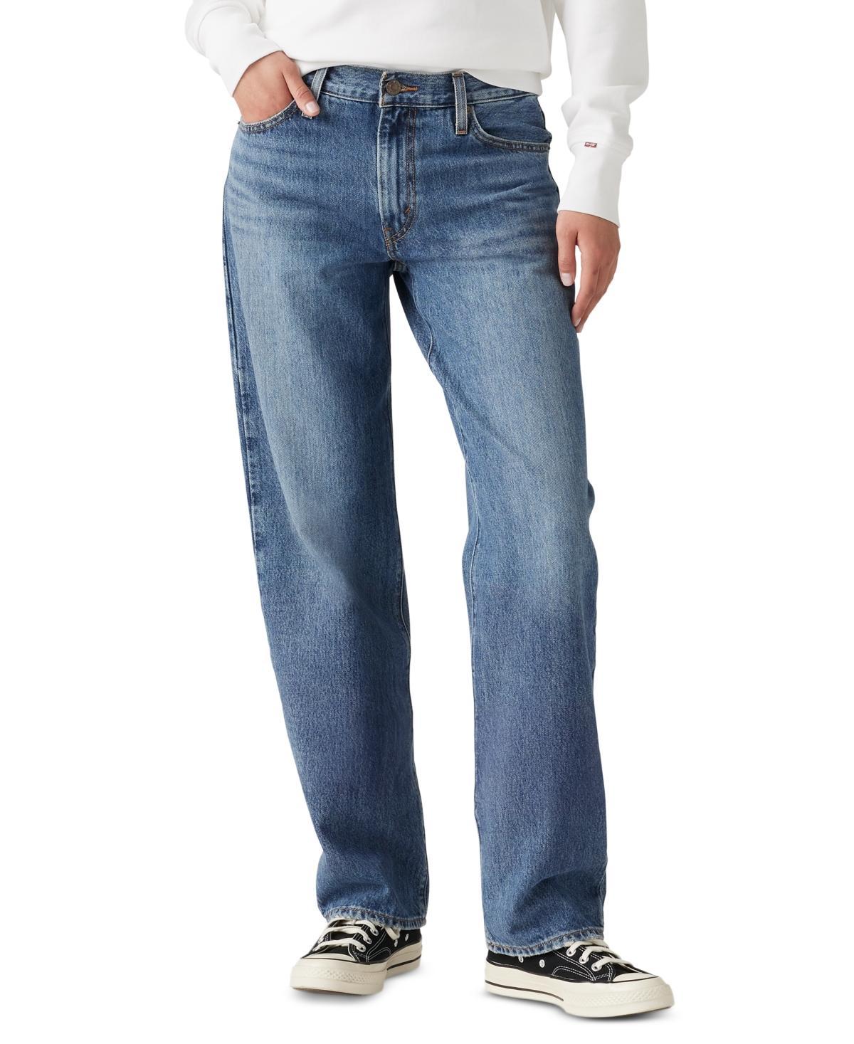 Levis Womens Mid Rise Cotton 94 Baggy Jeans Product Image