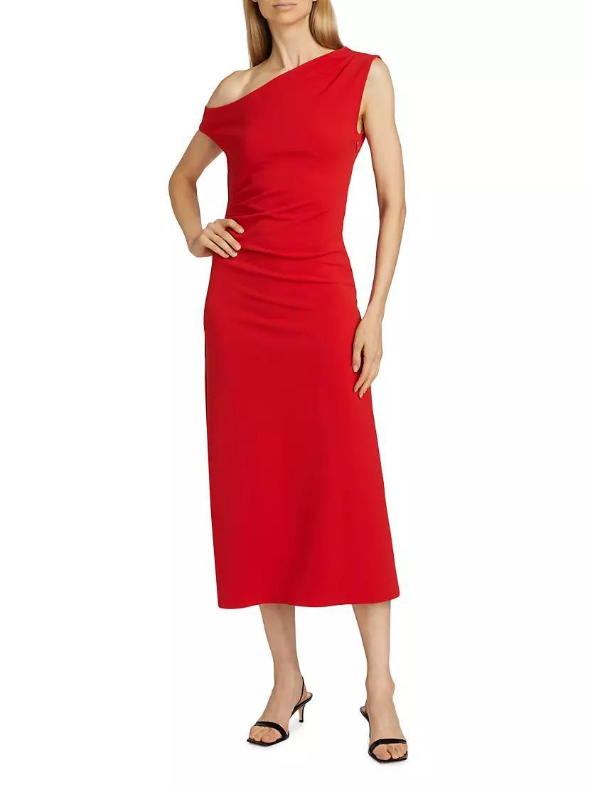 Gio One-Shoulder Midi-Dress Product Image