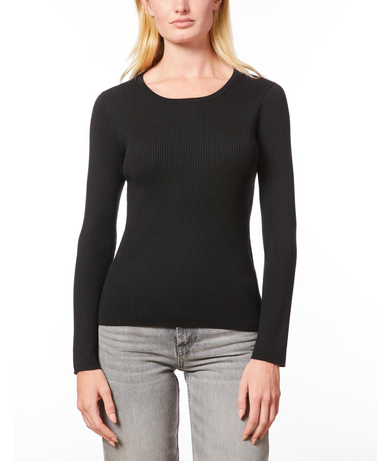 Melissa Paige Womens Cable-Knit Drop-Shoulder Sweater product image