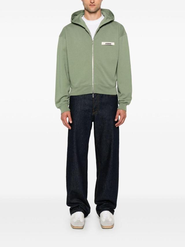 JACQUEMUS Sweatshirt In Verde Product Image