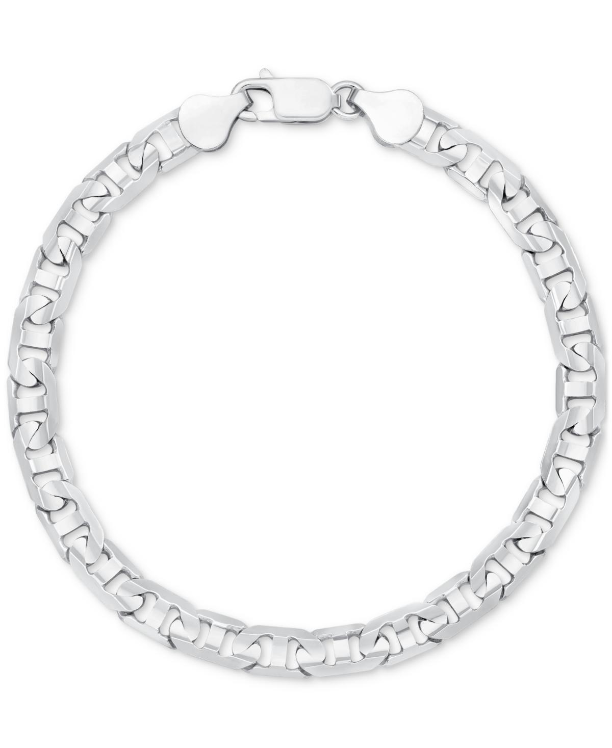 Mens Mariner Link Chain Bracelet in 14k Gold-Plated Sterling Silver Product Image