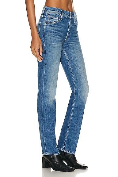 MOTHER The Smarty Pants Skimp High Waist Straight Leg Jeans Product Image