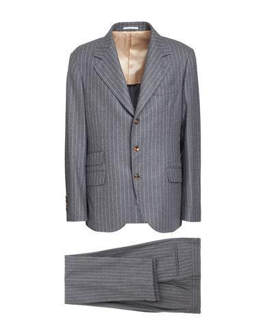 BRUNELLO CUCINELLI Man Suit Lead Size 46 Virgin Wool In Grey Product Image