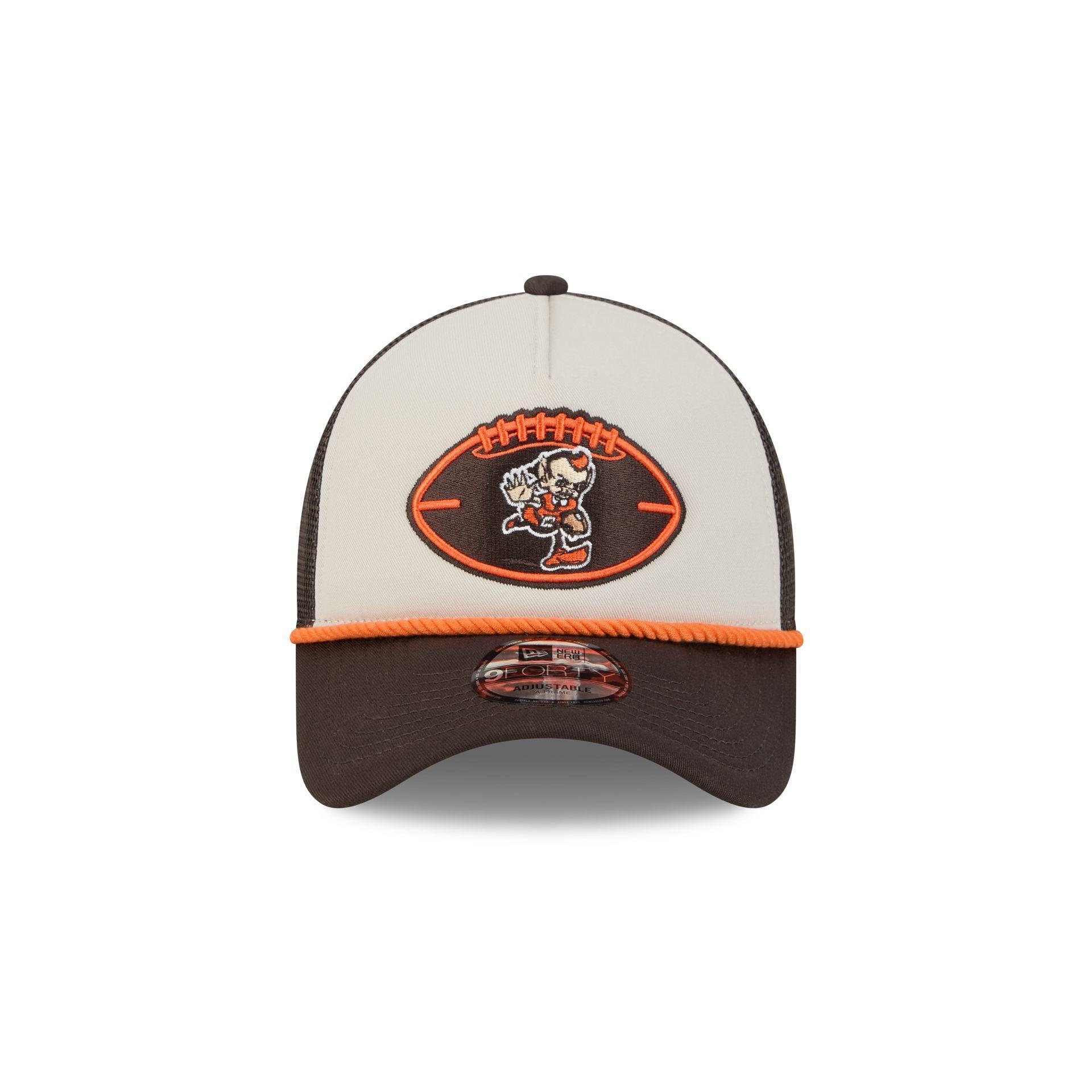 Cleveland Browns 2024 Historic Sideline 9FORTY A-Frame Snapback Hat Male Product Image