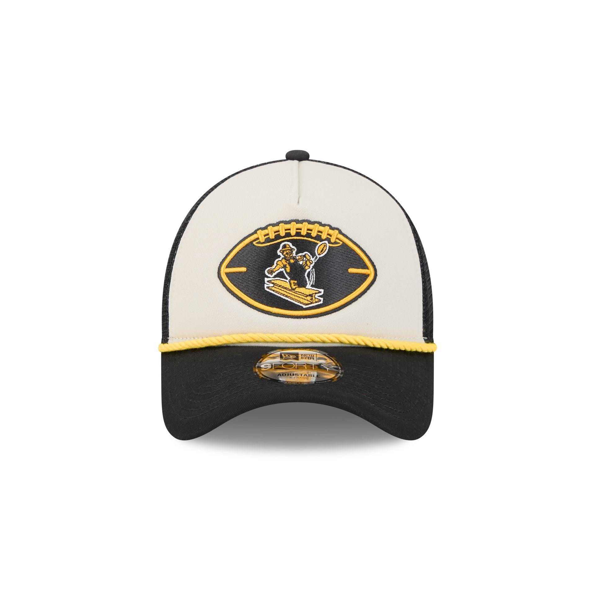 Pittsburgh Steelers 2024 Historic Sideline 9FORTY A-Frame Snapback Hat Male Product Image