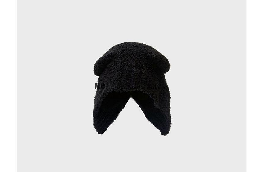 Bear Ear Knit Beanie Product Image