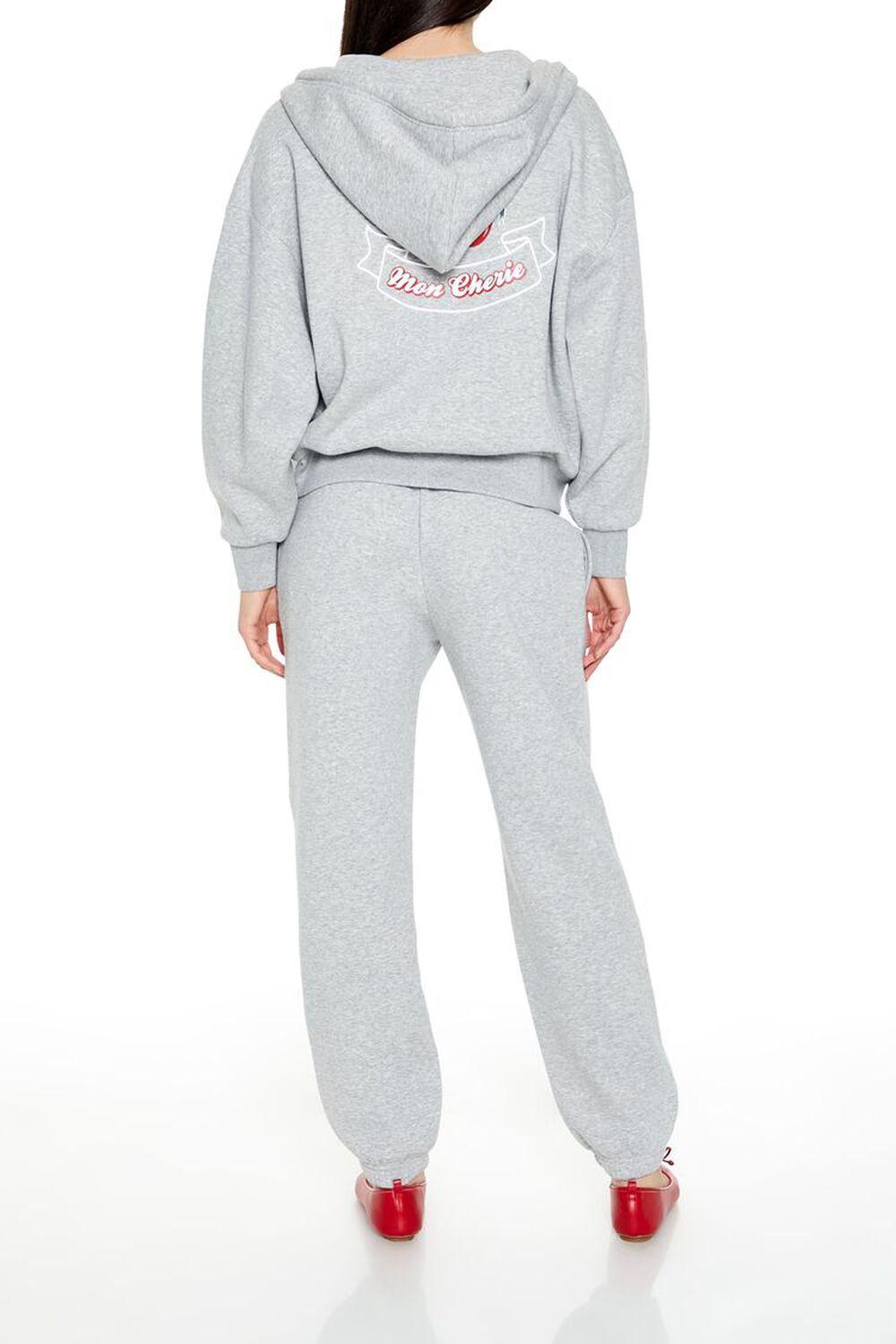 Mon Cherie Cherry Fleece Joggers | Forever 21 Product Image