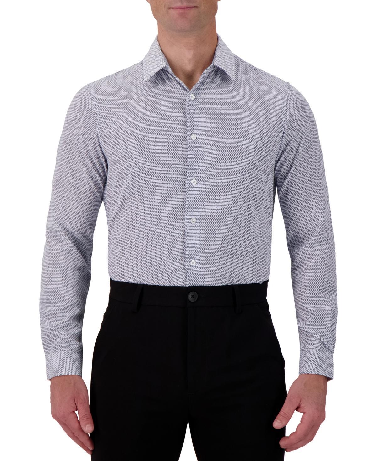 C Lab Mens Slim-Fit Honeycomb Print Dress Shirt Product Image