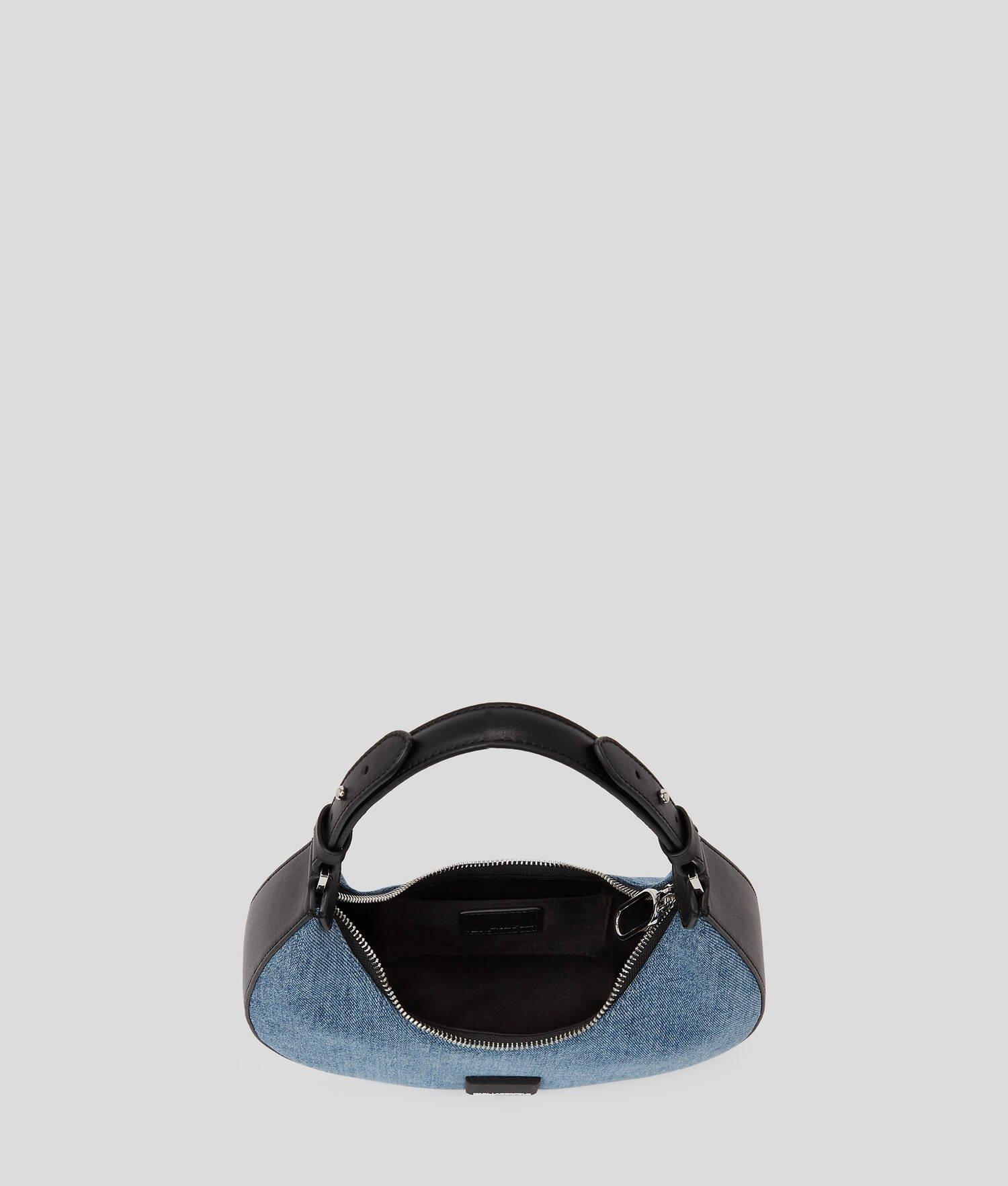 KLJ DENIM SMALL HALF MOON SHOULDER BAG Product Image