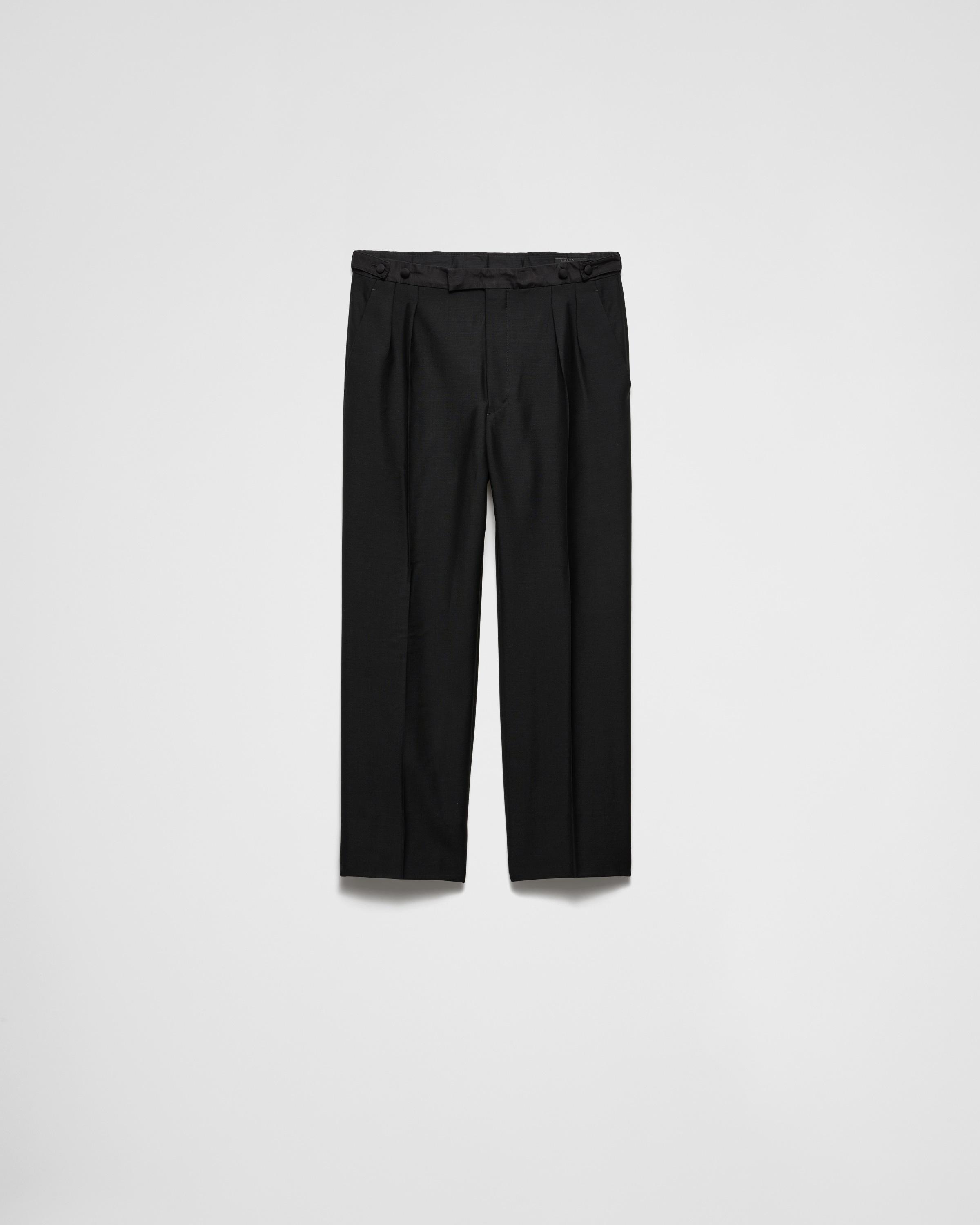 Mohair wool trousers Product Image