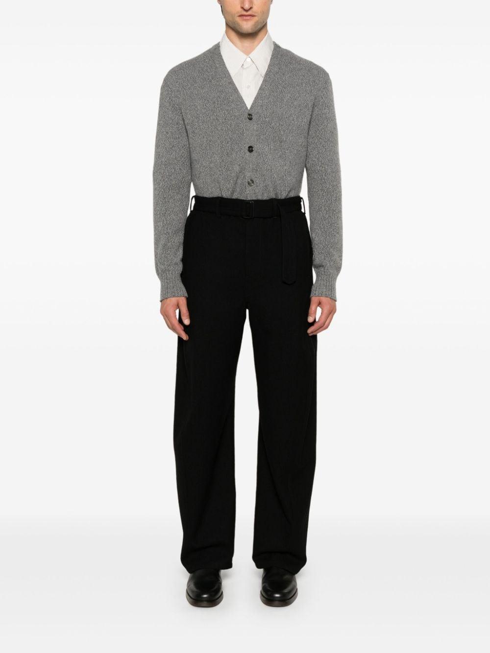 Virgin-wool Trousers In Black Product Image