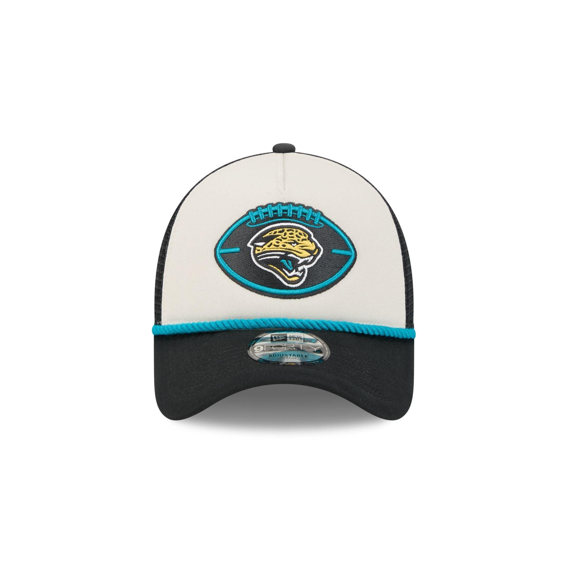 Jacksonville Jaguars 2024 Historic Sideline 9FORTY A-Frame Snapback Hat Male Product Image