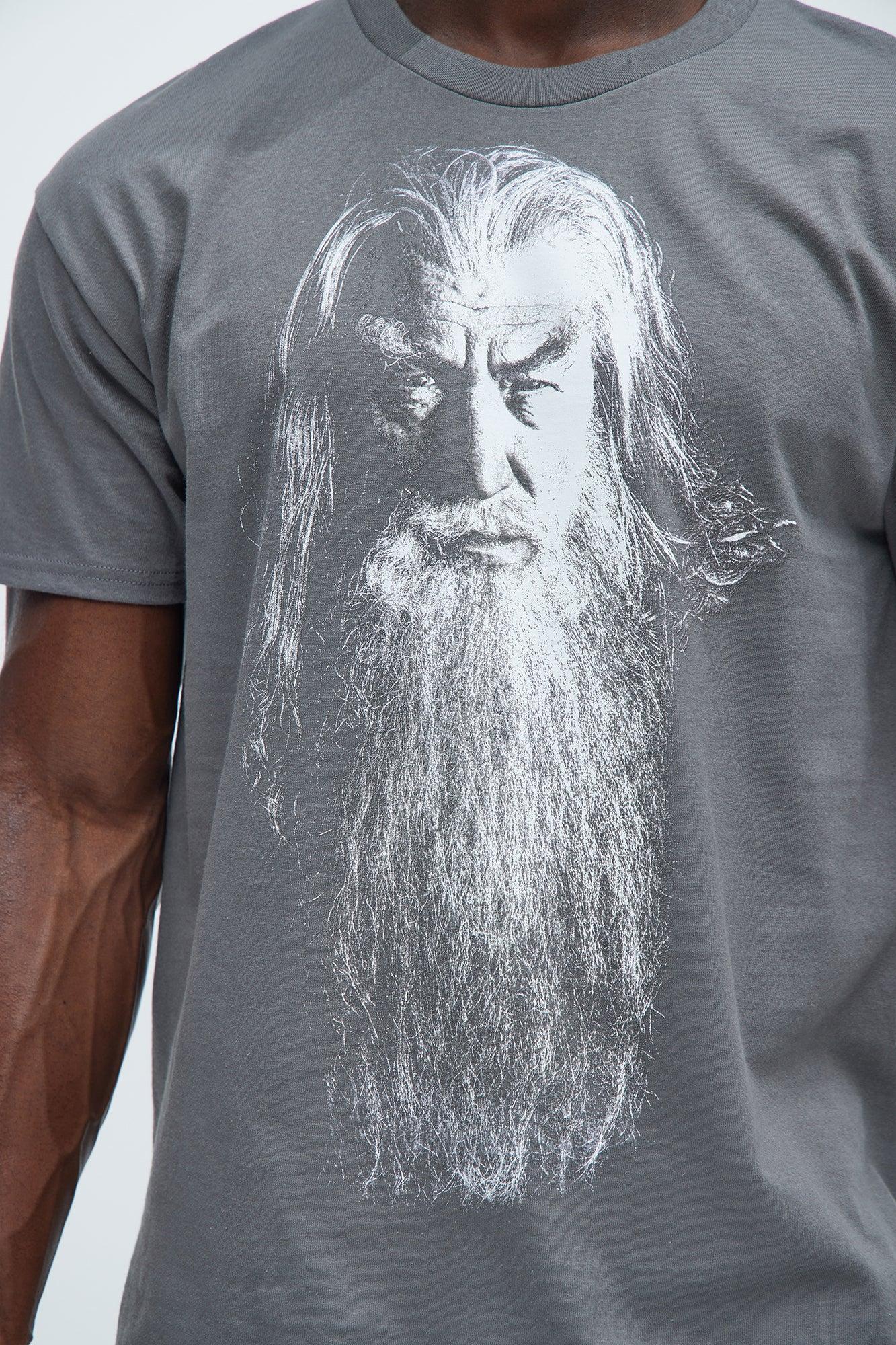 Lord Of The Rings Gandalf Short Sleeve Tee - Charcoal Product Image