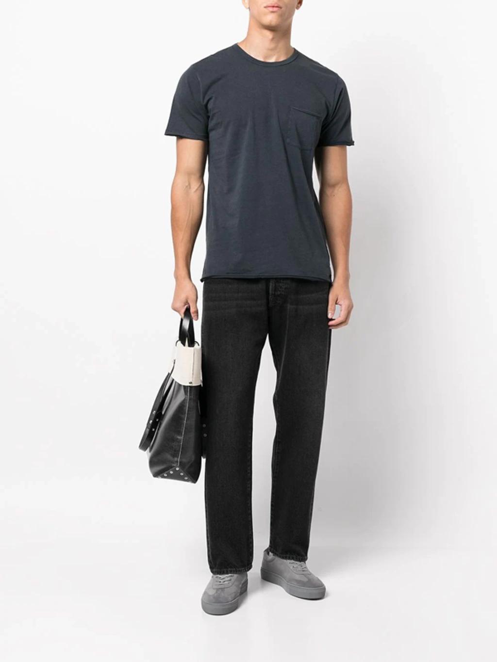 RAG & BONE Miles Organic Cotton T-shirt In Dark Grey Product Image