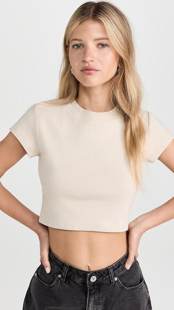 ABRAND 90s Crop Tee | Shopbop Product Image