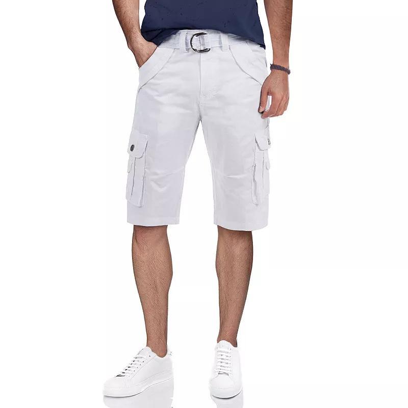 X-Ray Mens Belted Double Pocket Cargo Shorts Product Image