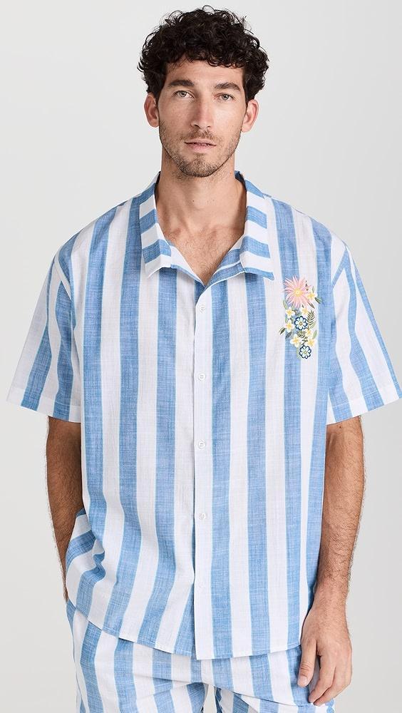 Fanm Mon Levan Striped Linen Shirt | Shopbop Product Image