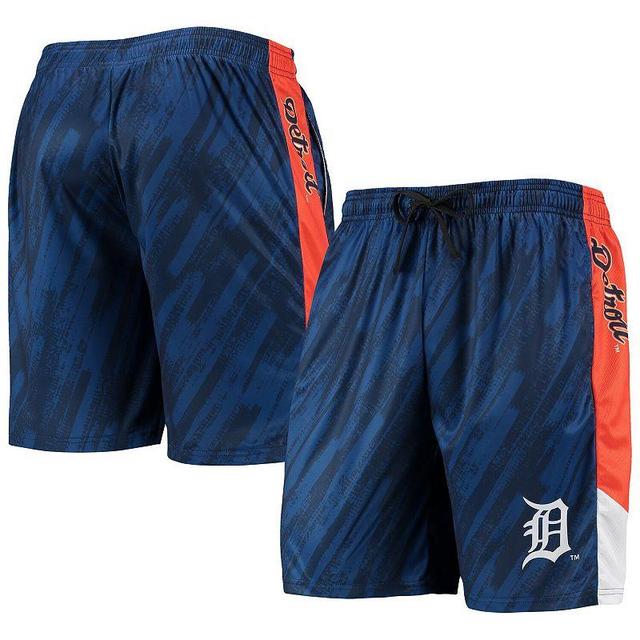 Mens FOCO Detroit Tigers Static Shorts Blue Product Image