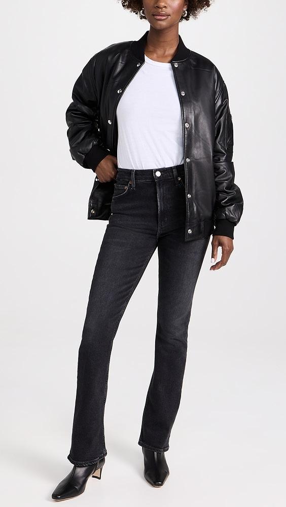 AGOLDE Nico Boot High Rise Slim Jeans | Shopbop Product Image