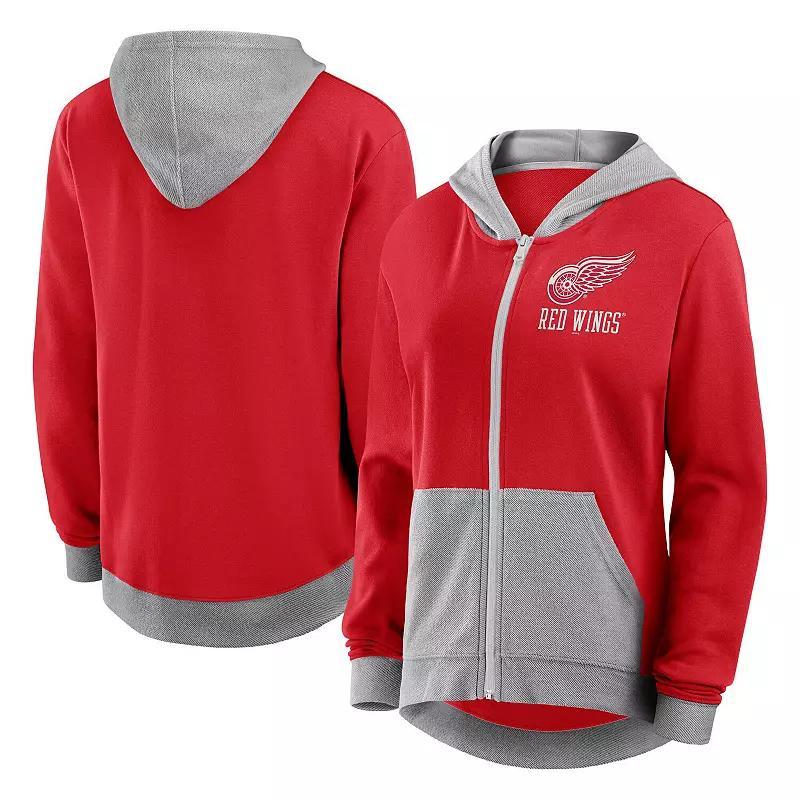 Womens Detroit Wings Hit It French Terry Full-Zip Hoodie Product Image