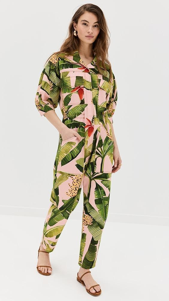 FARM Rio Banana Leaves Jumpsuit | Shopbop Product Image