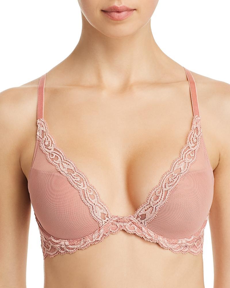 Womens Feathers Plunge T-Shirt Bra Product Image