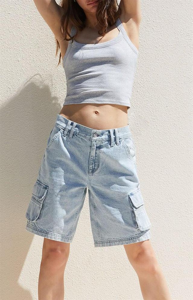 Women's Baggy Cargo Jorts - Product Image