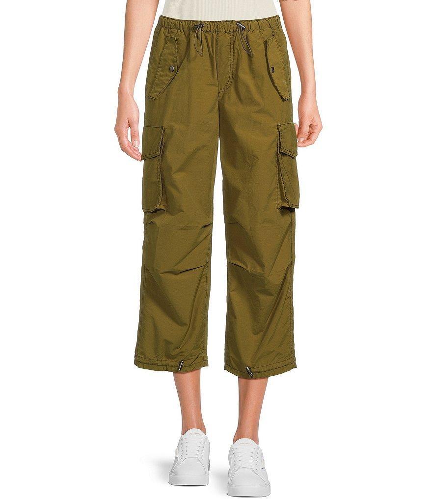 Circus NY by Sam Edelman Mid Rise Drawstring Crop Parachute Cargo Pants Product Image