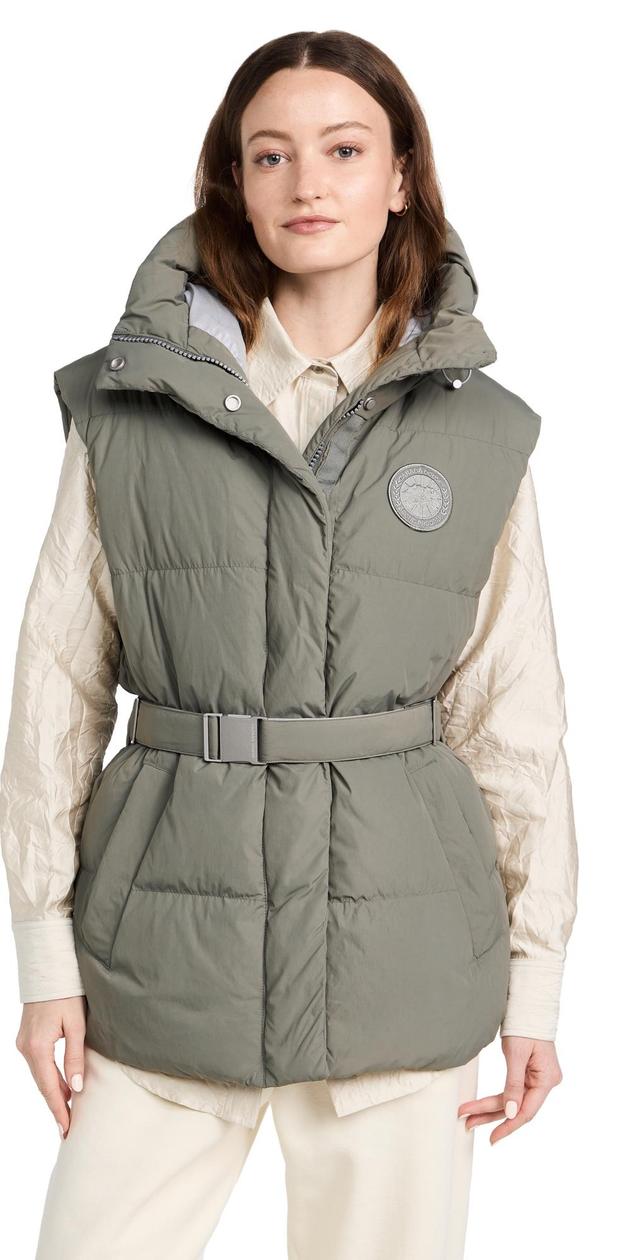 Canada Goose Rayla Belted Hooded Water Repellent 750 Fill Power Down Vest Product Image