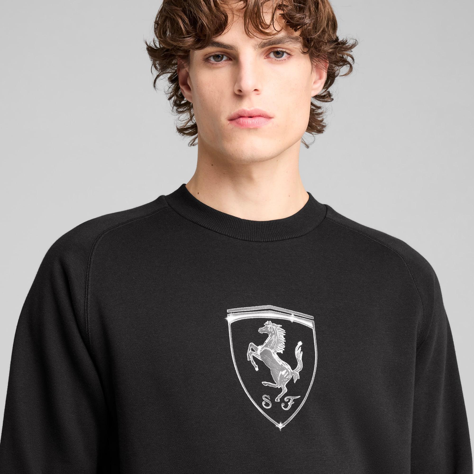 Scuderia Ferrari Race Big Shield Men's Sweatshirt Product Image