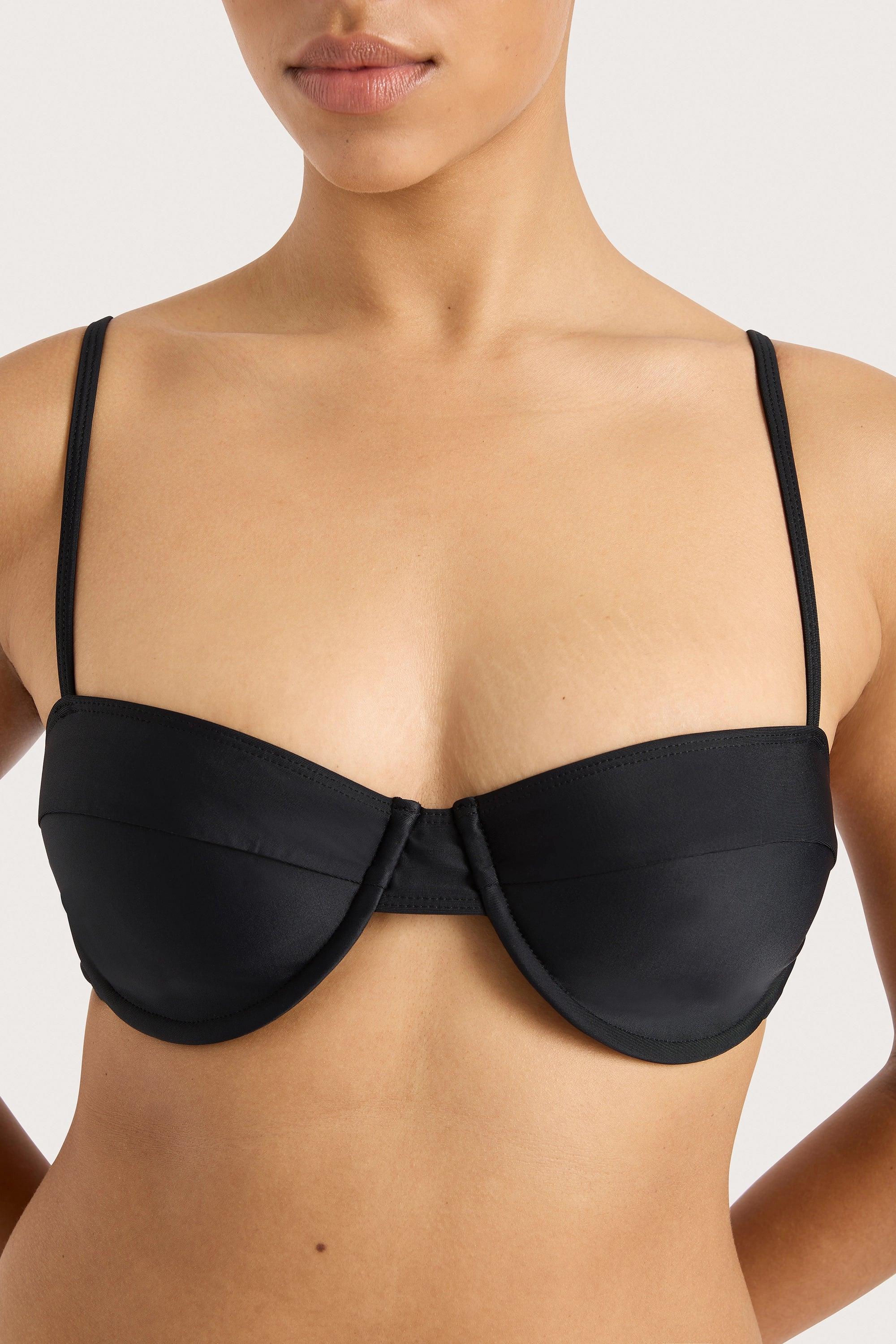 Farrah Bikini Top Black Product Image