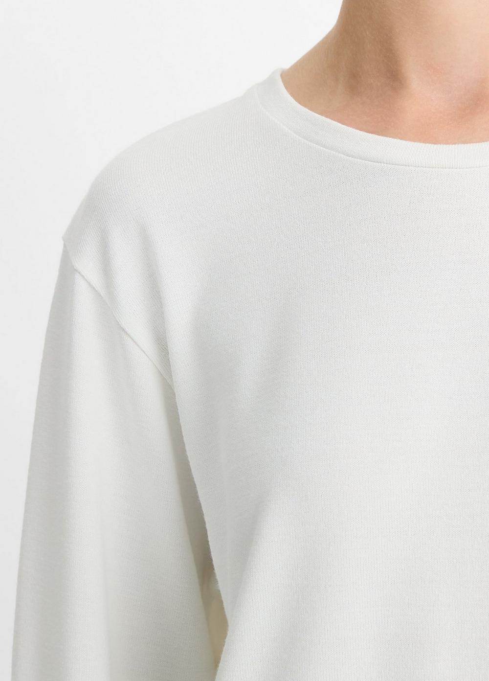 Knit Relaxed Long-Sleeve T-Shirt Product Image