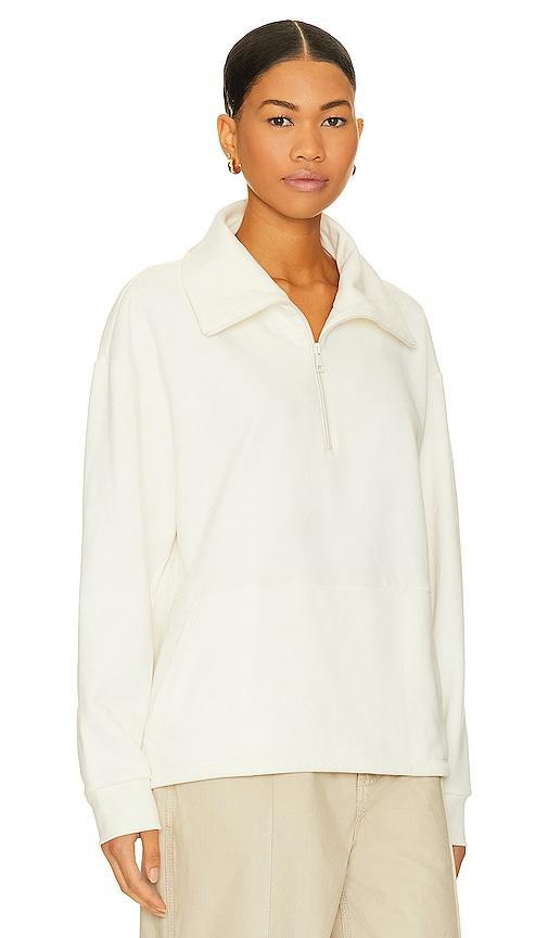 Beyond Yoga Trek Pullover Sweatshirt in Ivory. - size XL (also in S, XS) Product Image