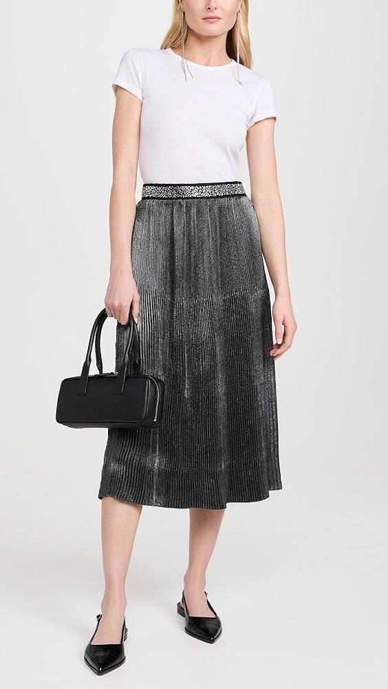 Le Superbe Foil Pleated Skirt | Shopbop Product Image