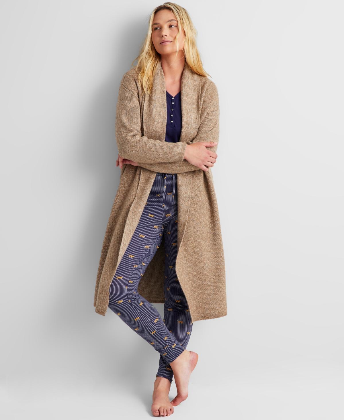 State of Day Womens Knit Long-Sleeve Duster Robe, Created for Macys Product Image