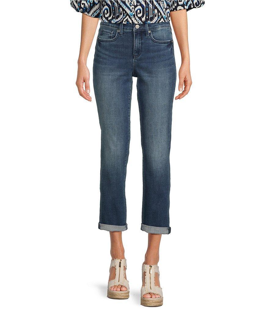 NYDJ Sheri Slim Rolled Cuff Cropped Denim Jeans product image