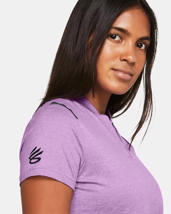 Women's Curry Splash Short Sleeve Polo Product Image