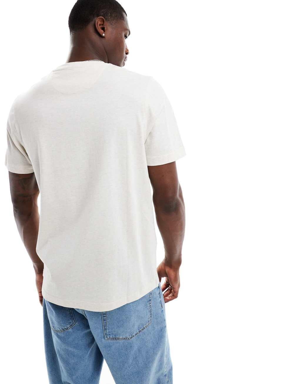 Farah danny short sleeve t-shirt in off white Product Image