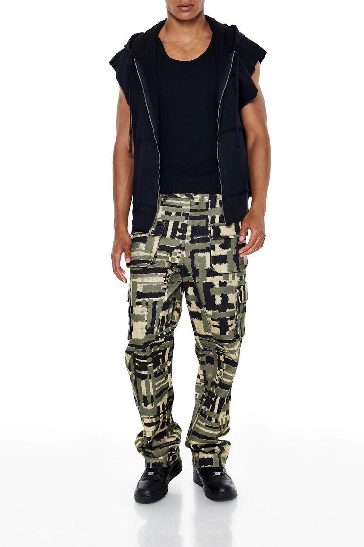 Geo Straight Cargo Pants | Forever 21 Product Image