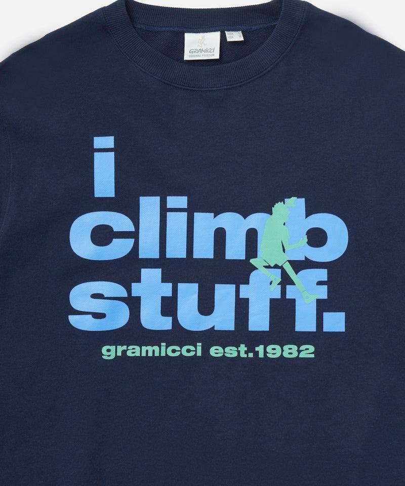 I Climb Stuff Sweatshirt Product Image