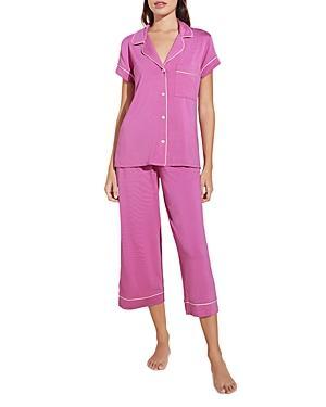 Eberjey Gisele Short Sleeve Crop Pajama Set Product Image