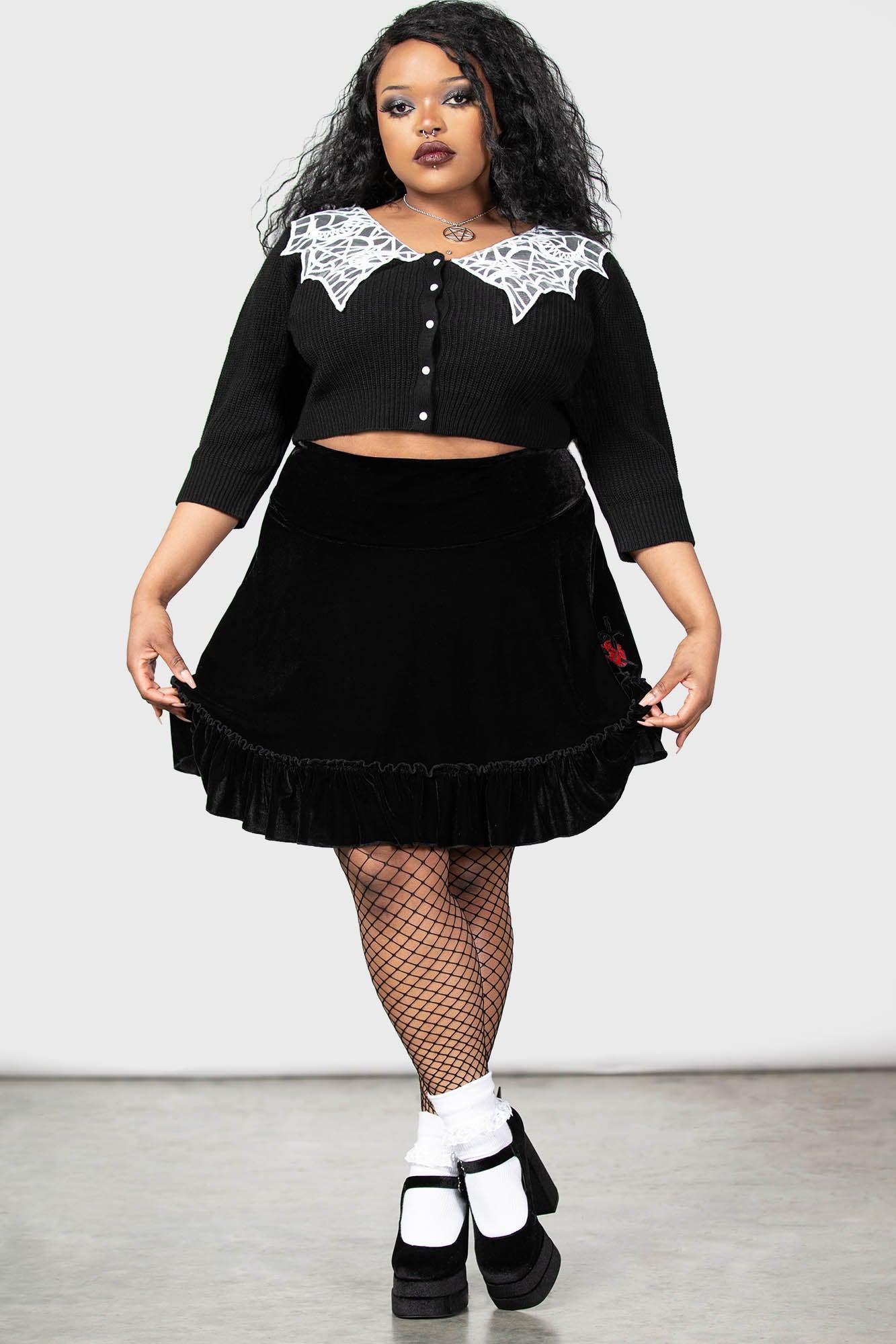 Lamellae Skater Skirt [PLUS] Female Product Image